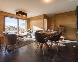 Appartement avec bain nordique sur les pistes