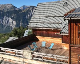 Le Dénali 4* avec sauna privatif et une très grande terrasse de 70 m2