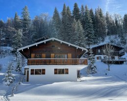 Chalet Privé LE  P'TIT SCHUSS 100 m2 ambiance cosy dans un écrin de verdure à à 150m des pistes pour randonner - Classé 3*