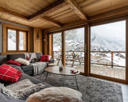 Appartement « skis aux pieds » pour 8 à La Clusaz