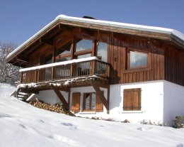 CHALET D'ARCHITECTE , PLEINE VUE SUR LE MONT BLANC