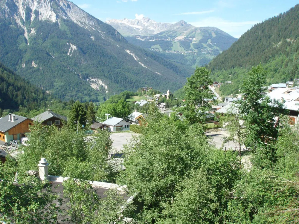 Summer view of the village from the Chalets 
