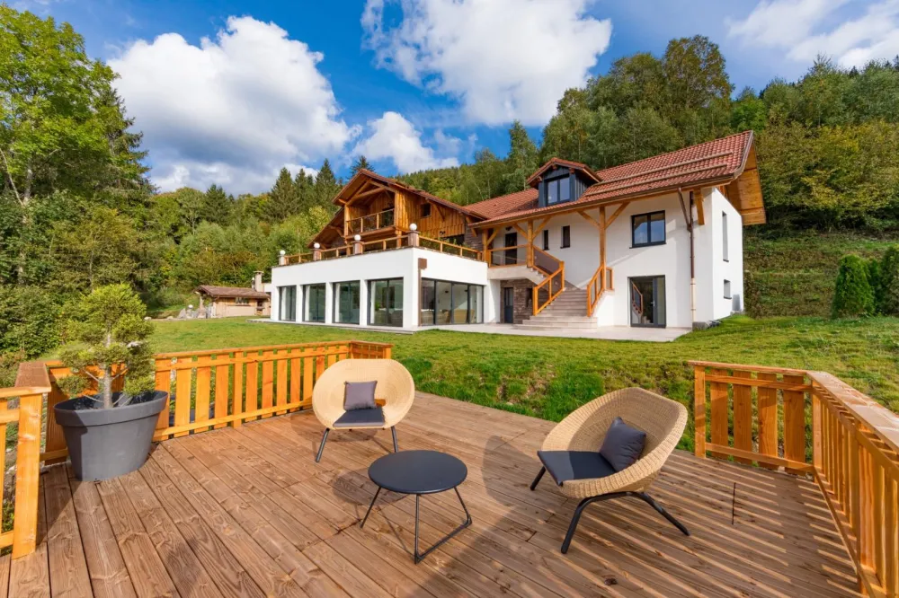 Le lodge - chalet d'exception avec piscine privée à ventron