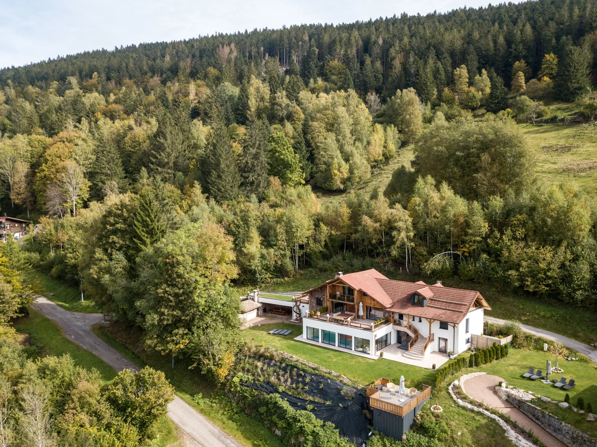 Le lodge - chalet d'exception avec piscine privée à ventron