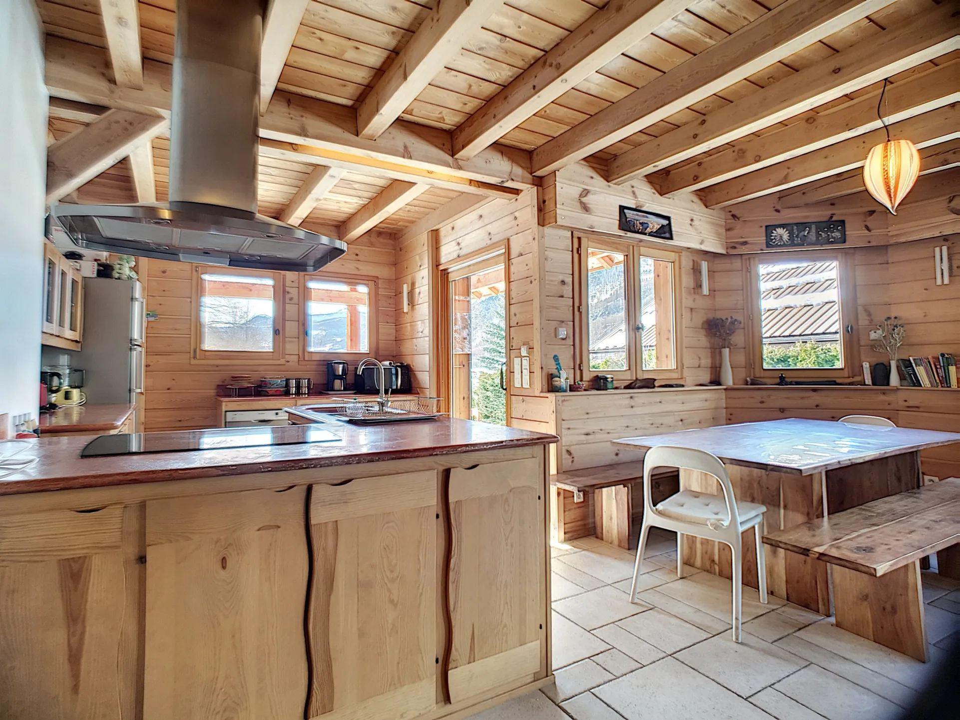 Chal namaste - pelvoux. superbe chalet avec hammam