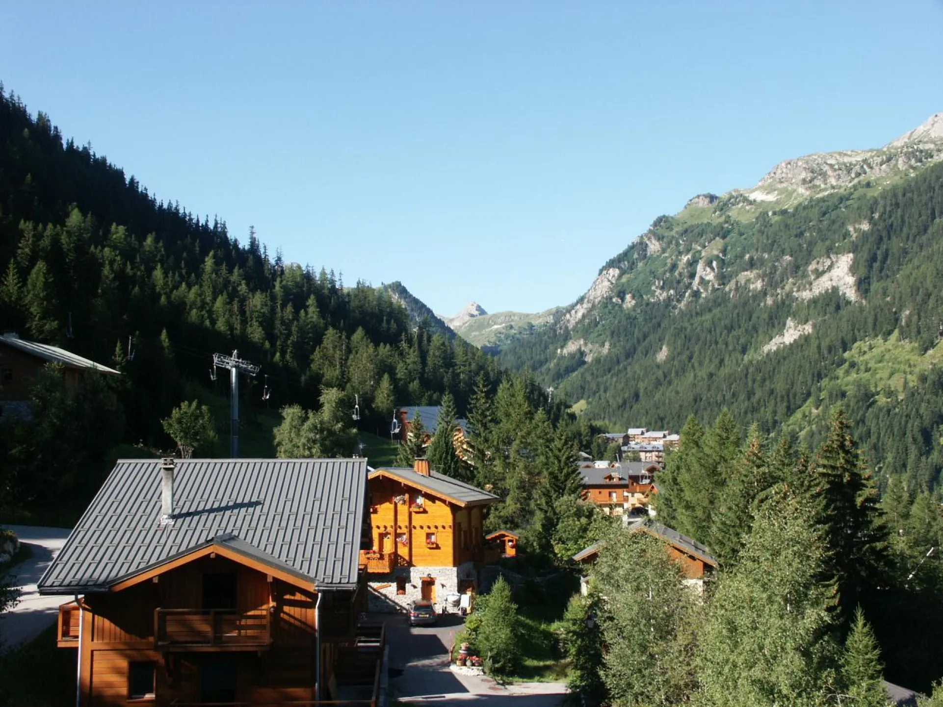 Fond de la vallée en été