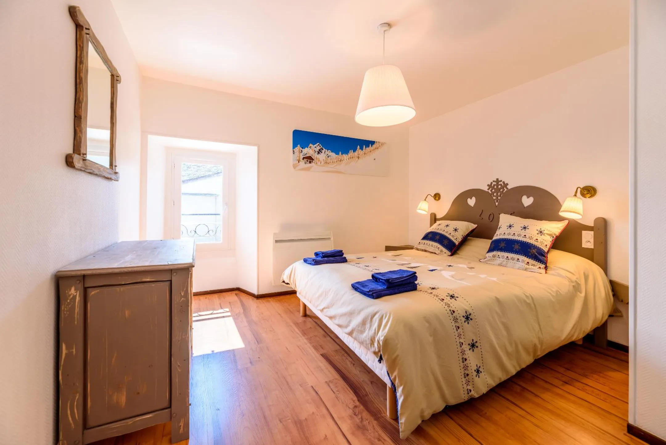 Chambre 1 un lit double en 160 