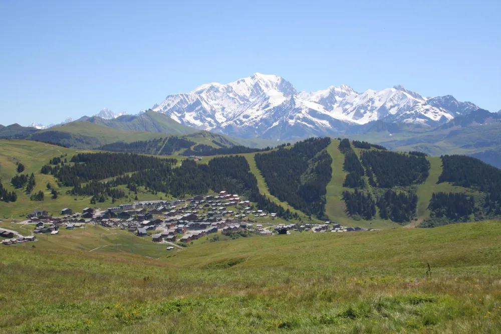 VUE DE BISANNE- MONT BLANC