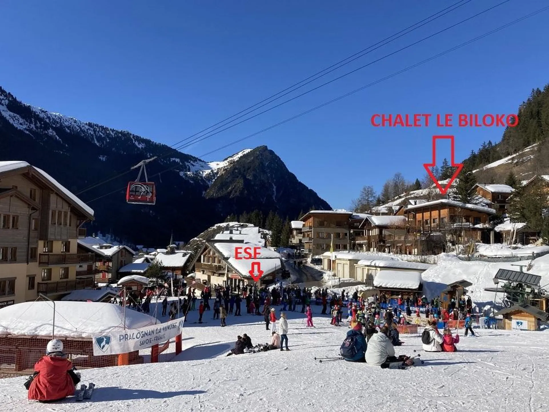 Chalet aux pieds des pistes