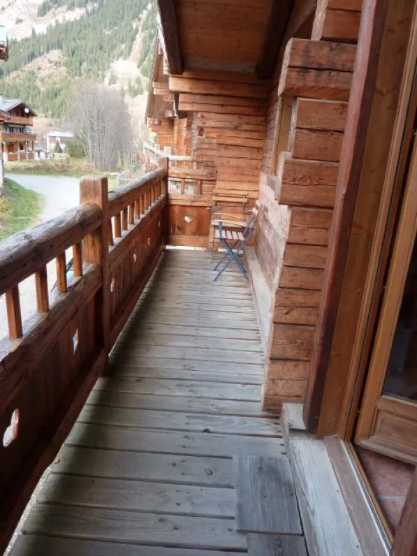 balcon côté ouest, soleil couchant