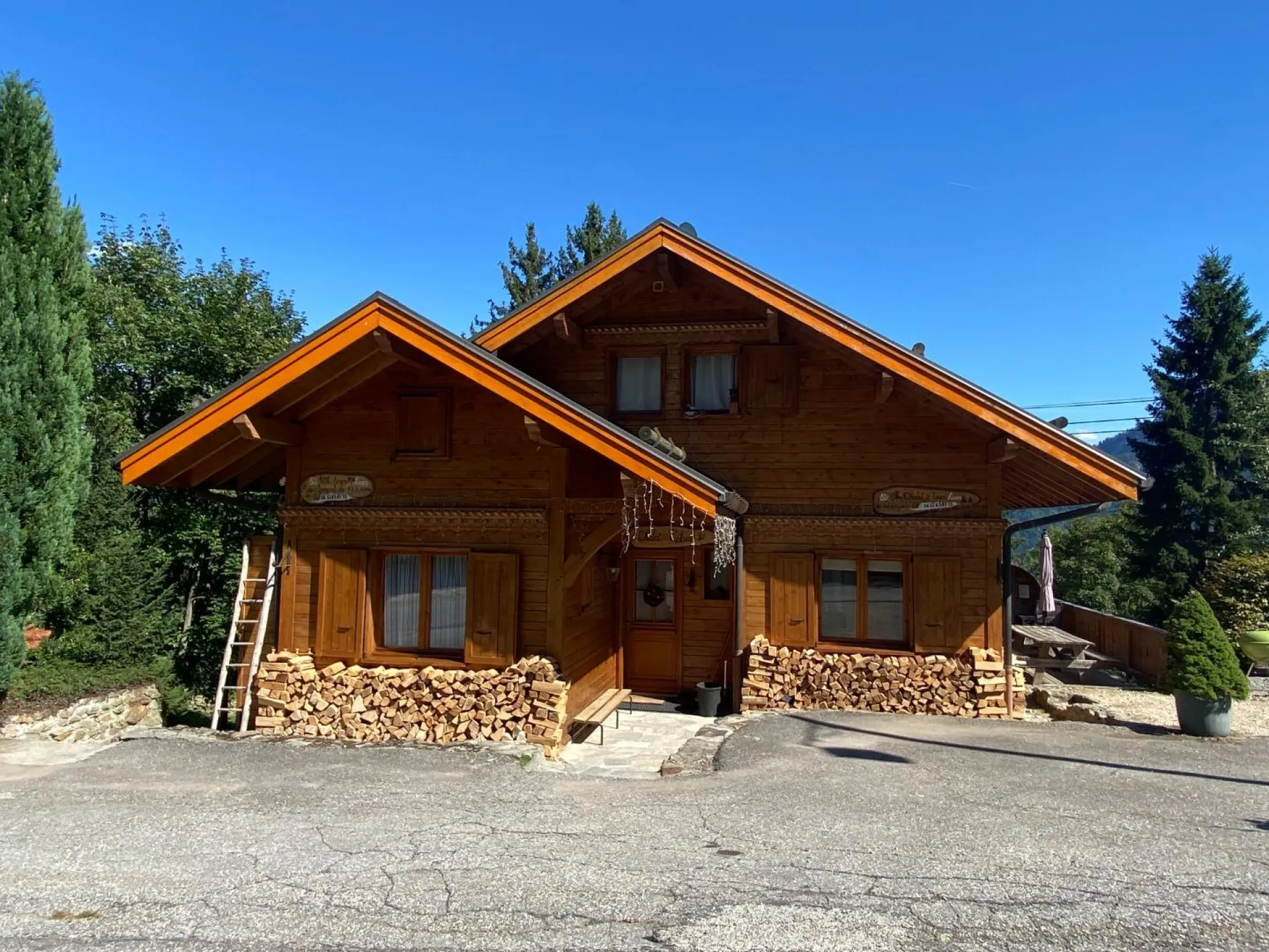 Le chalet en été