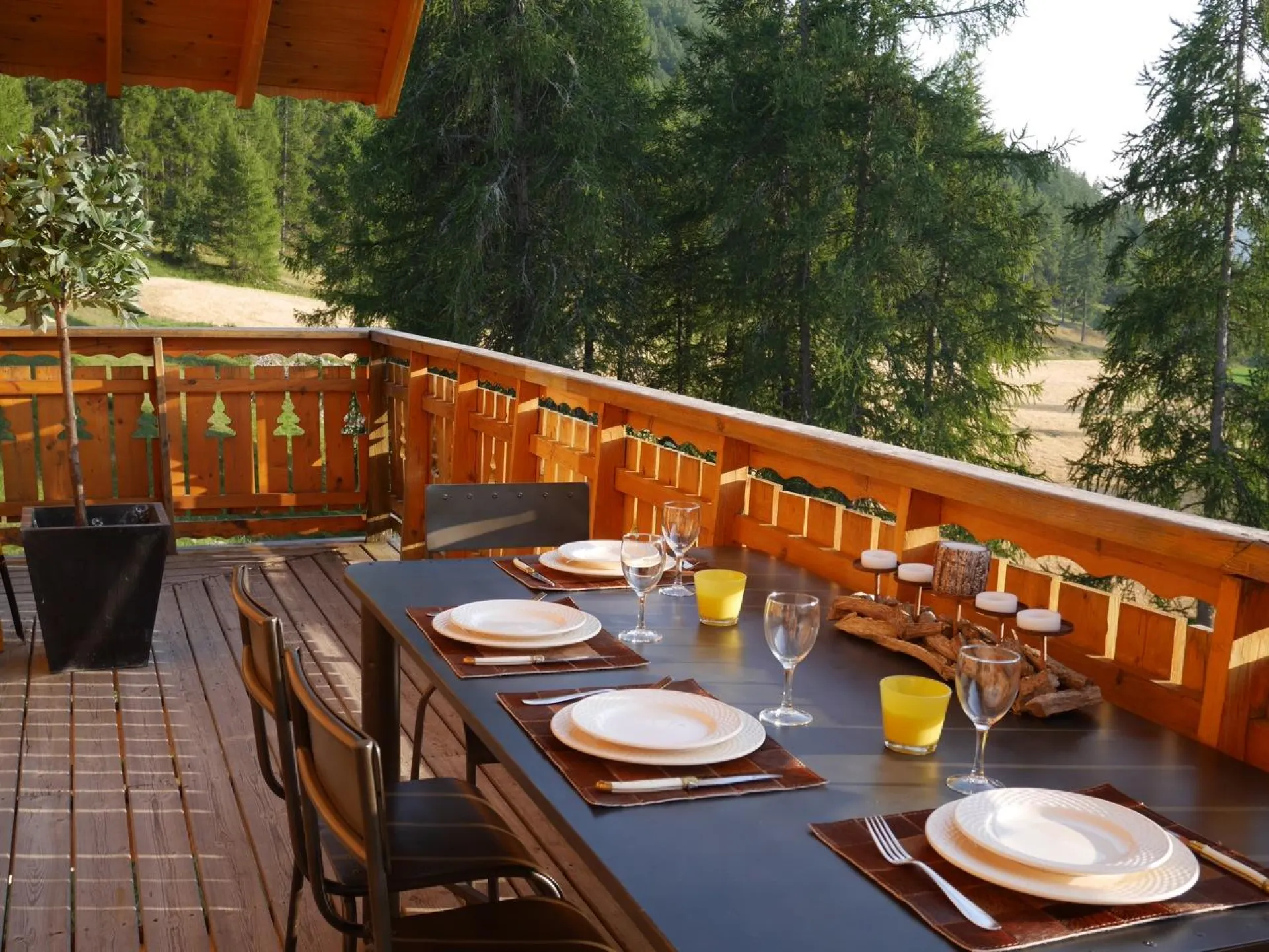Terrasse exposition sud ouest 