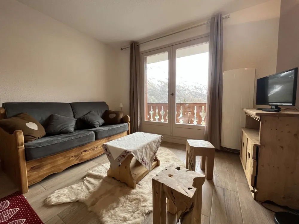 Studio cabine au calme et avec une vue superbe sur le galibier