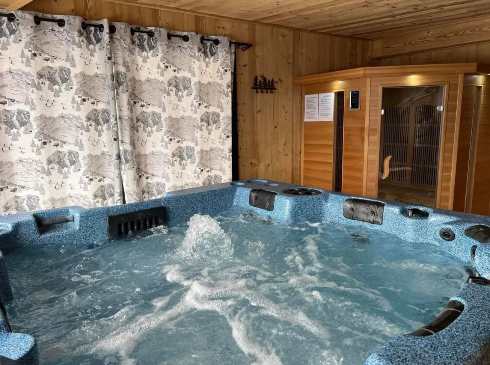 Chalet cosy spa & sauna privatifs les angles - vue panoramique lac de matemale