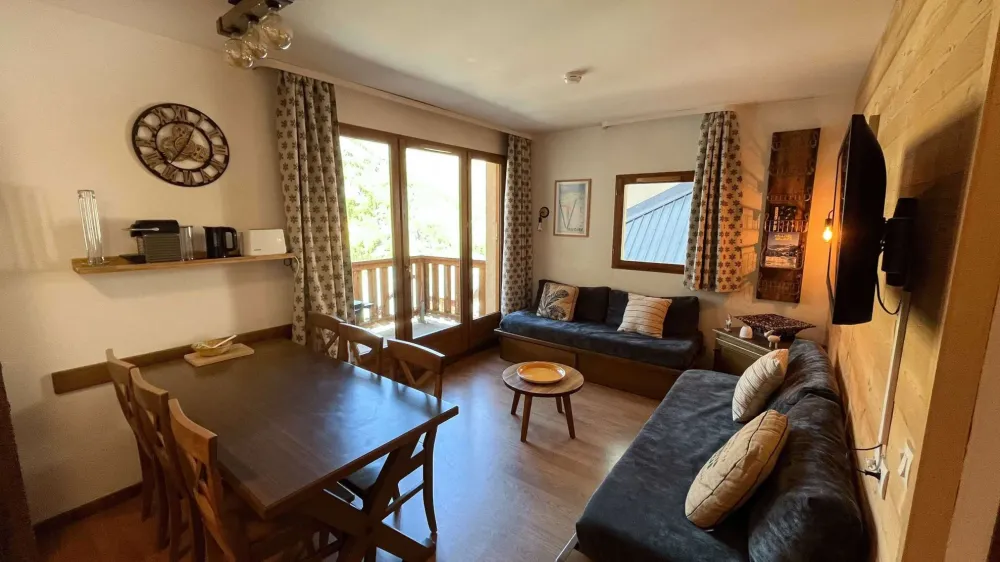 Appartement 3 pieces 6 personnes.  proche piste