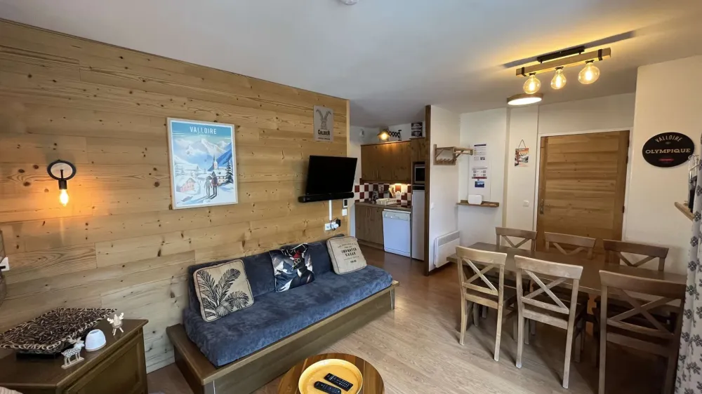 Appartement 3 pieces 6 personnes.  proche piste