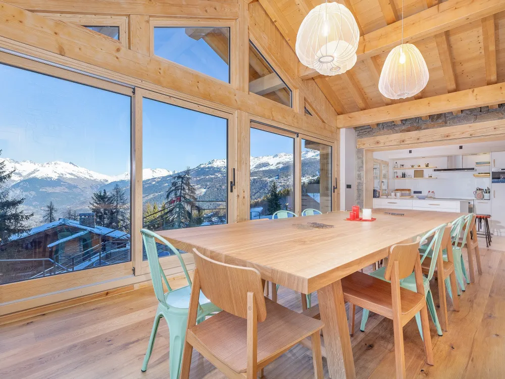 Chalet Les Coches - coin repas