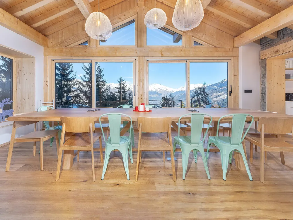 Chalet Les Coches - coin repas