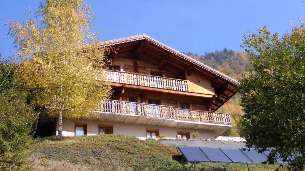 Chalet Dobeliou. Vue depuis le village.