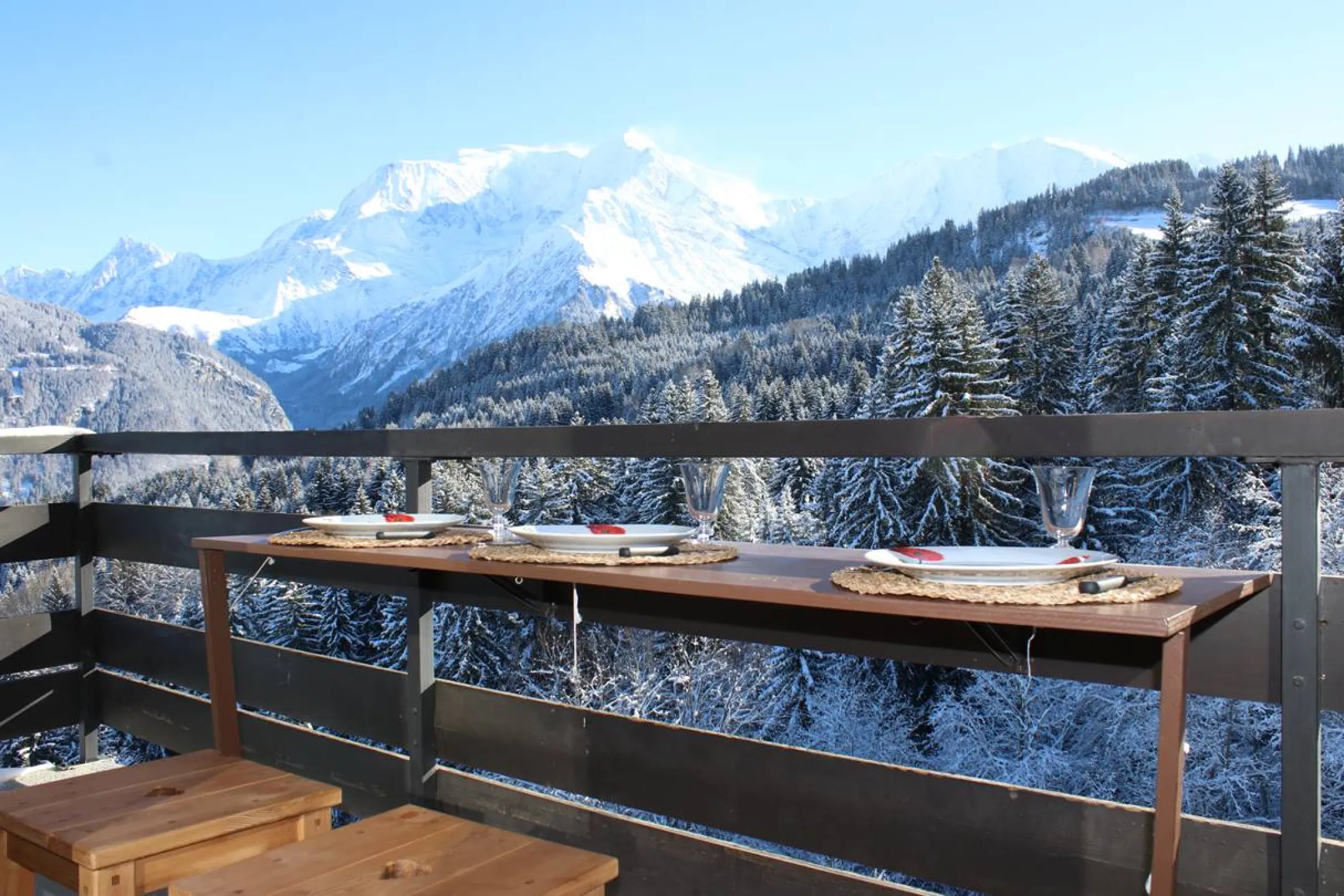 Le cristal appartement avec vue