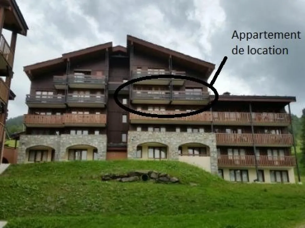 Photo de la résidence - côté nord - identification de l'appartement objet de l'annonce