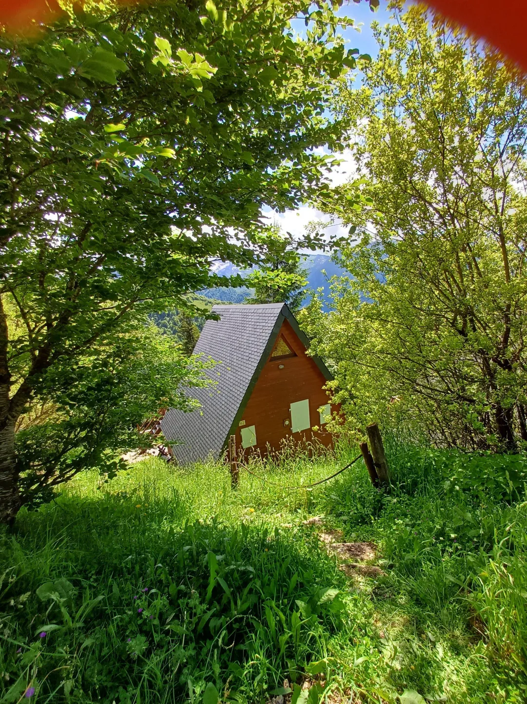 le chalet l'été