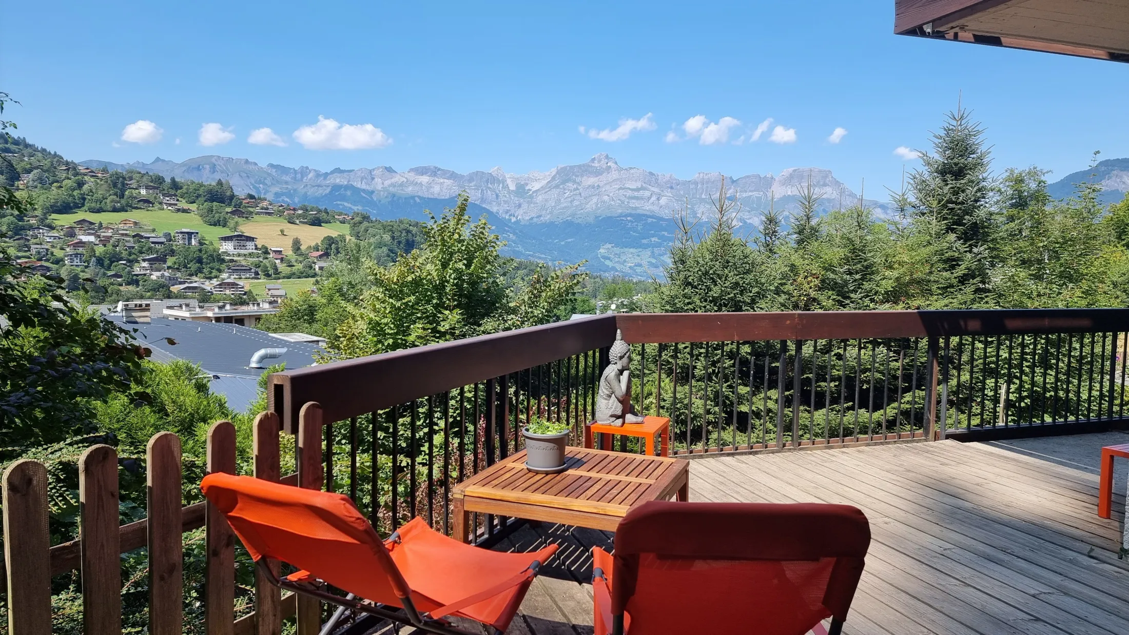 Terrasse en été