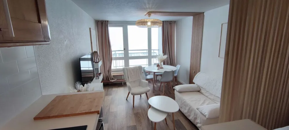Studio contemporain au pied des pistes