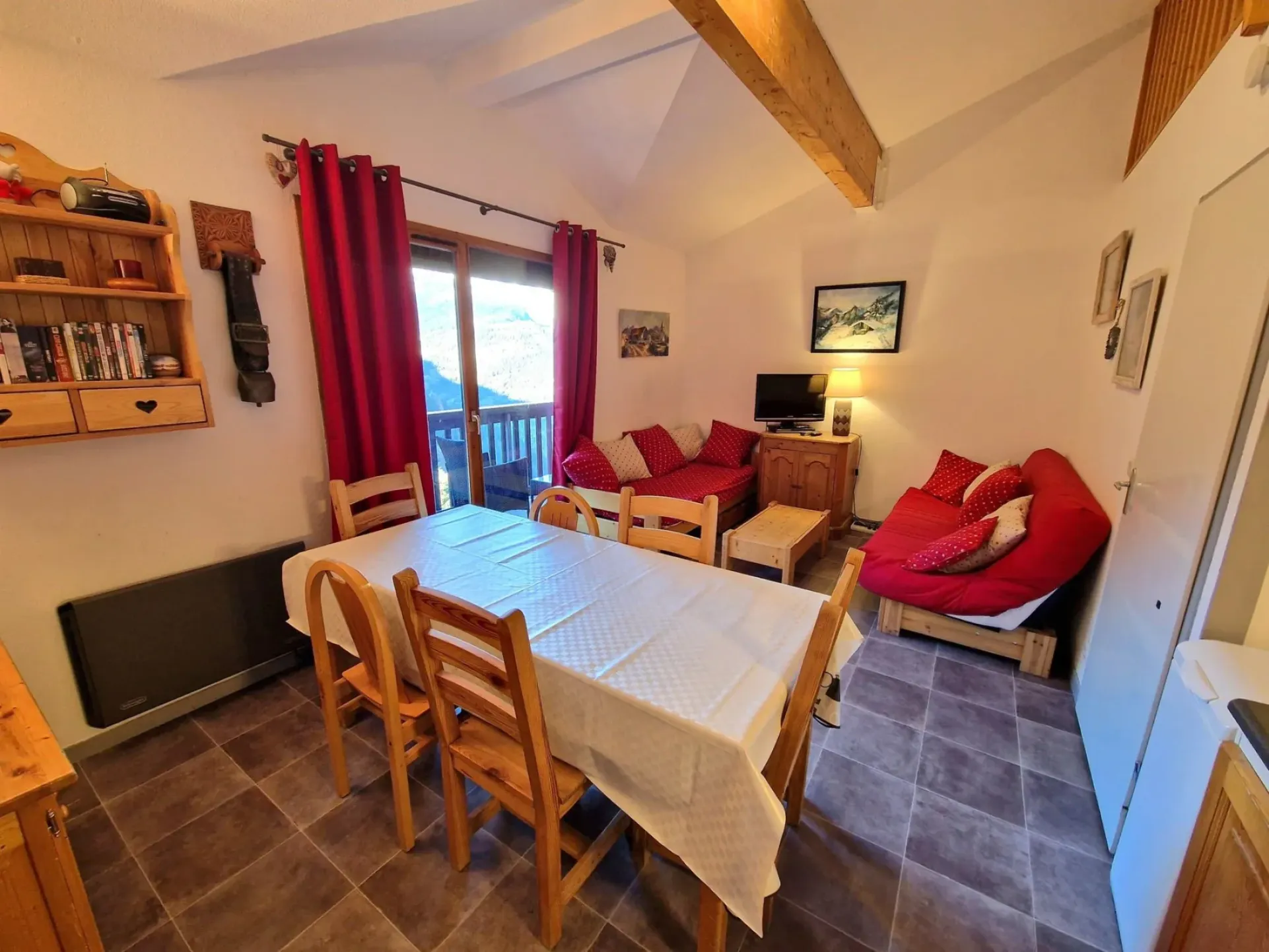 2 pièces + mezzanine 6/8 personnes 53m²