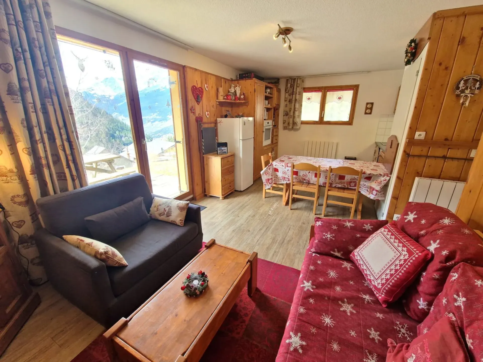 Appartement avec vue massif de la vanoise 4/6 pers