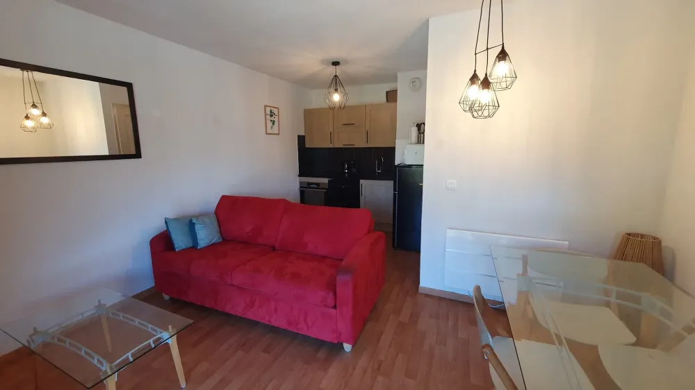 2 pièces + coin montagne - 38m², bien placé