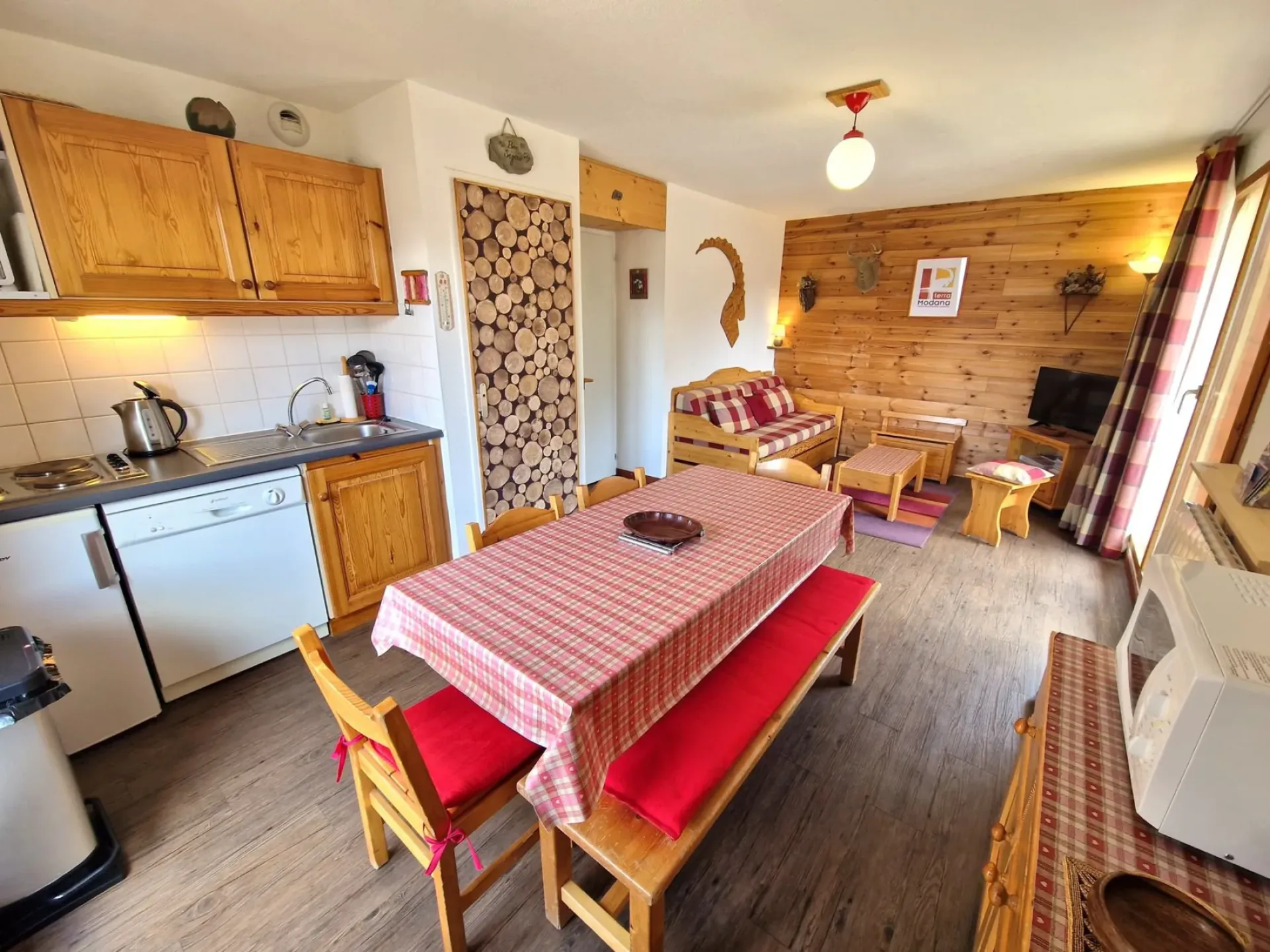 3 pièces 4/6 personnes avec vue sur la vanoise