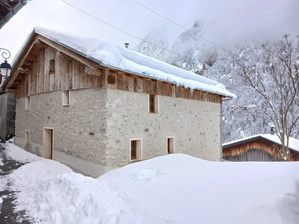 La cabane des 4 à chambéranger (vanoise, tarentaise, savoie)