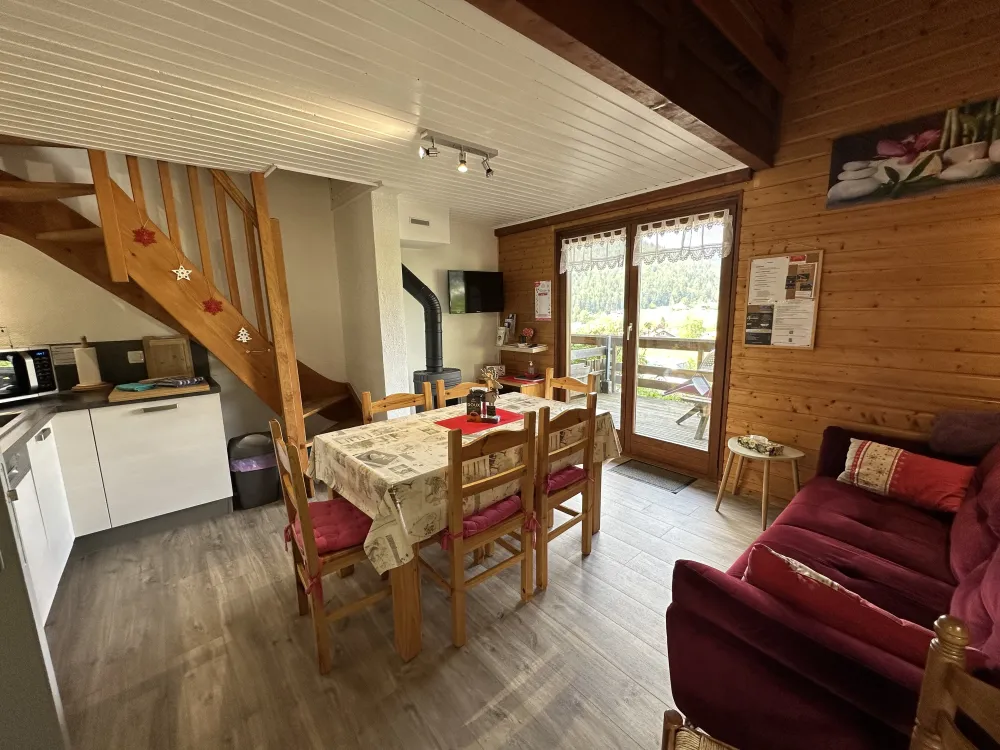 O tremplin - 4/5 pers - cheminée/parking/bbq - xonrupt longemer
