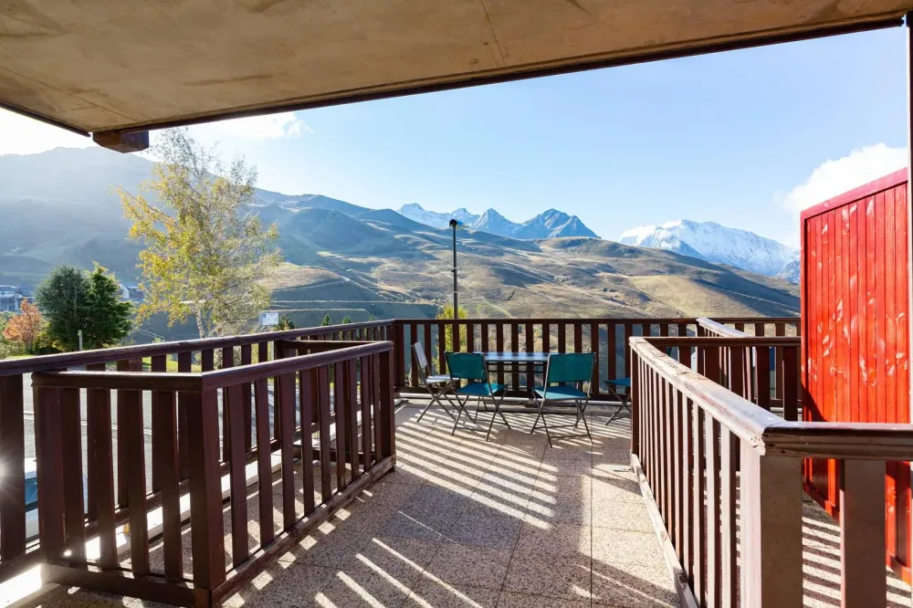 Peyragudes appartement 8 personnes terrasse sud
