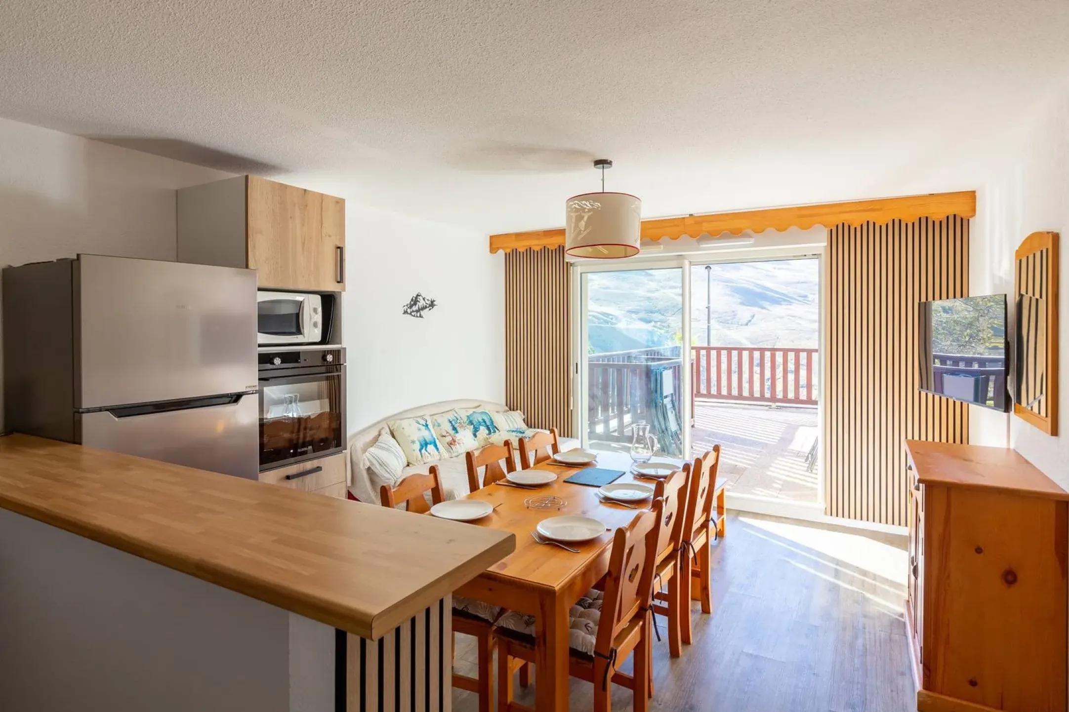 Peyragudes appartement 8 personnes terrasse sud