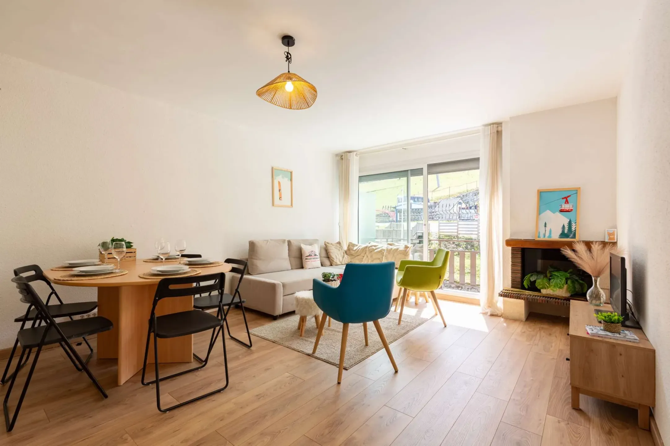 Duplex t4 face aux pistes – résidence montréal, pla d’adet