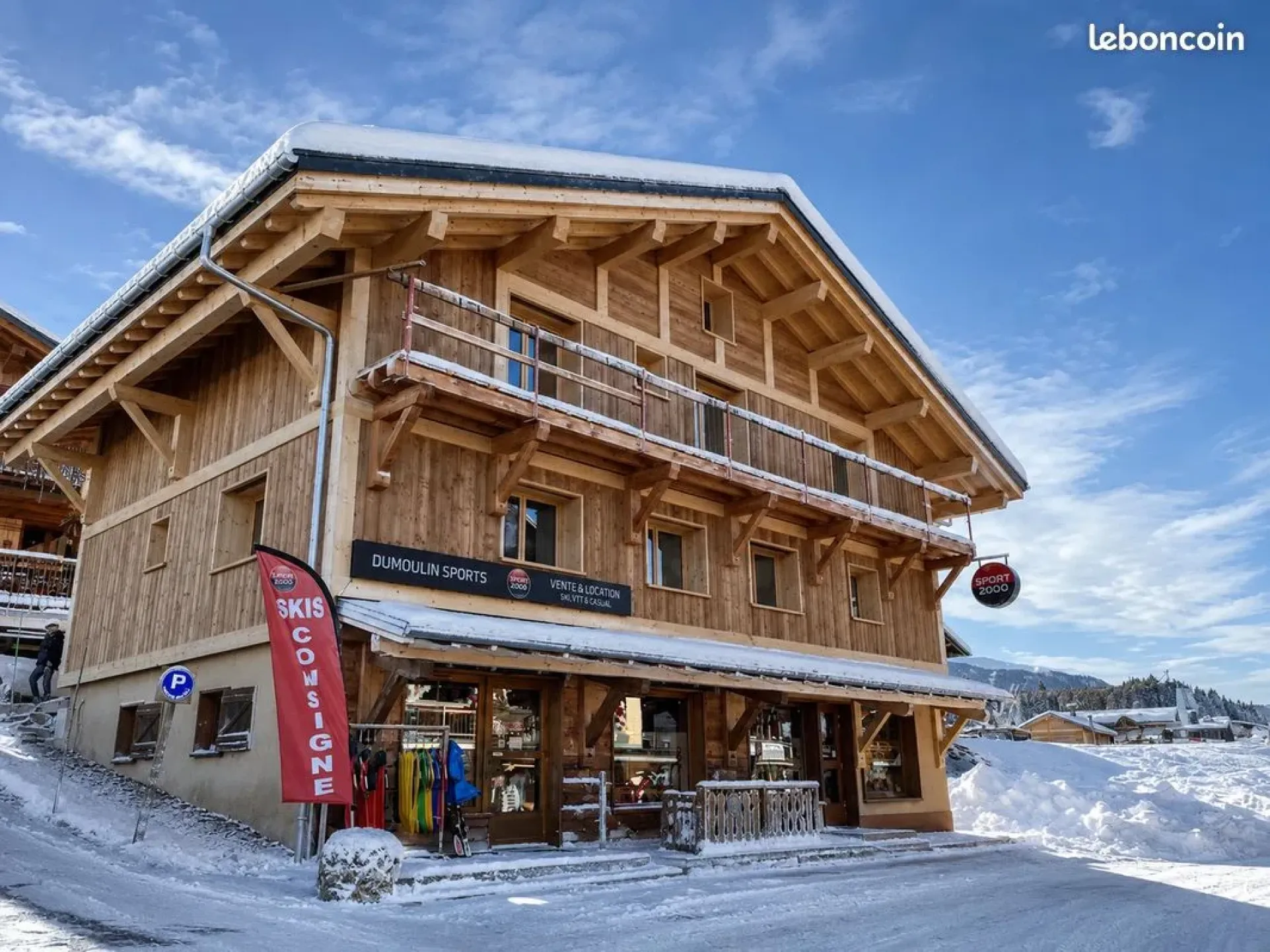Appartement 6 pers. neuf, skis aux pieds, centre du village — crest-voland