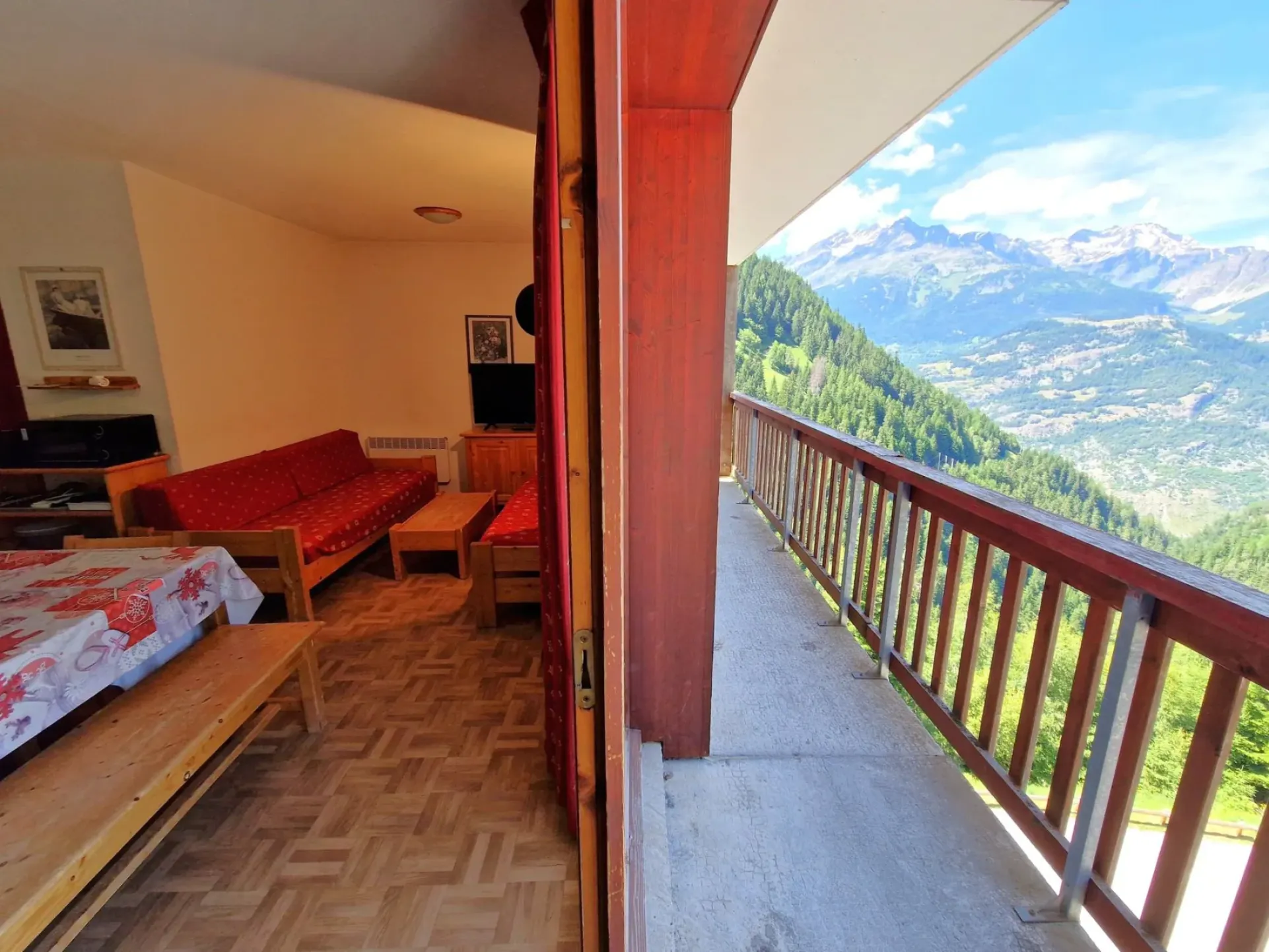 3 pièces+cabine 8/10 personnes coeur station 55m²