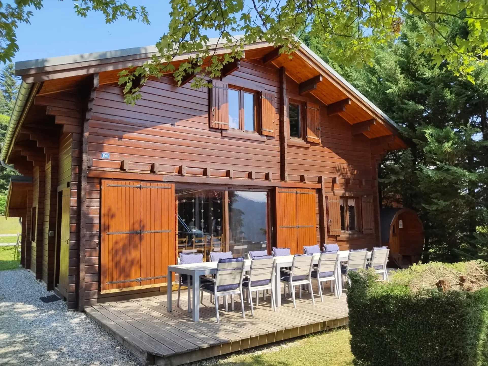 Chalet extérieur été