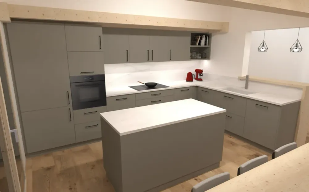 Appartement 10 pers. neuf, skis aux pieds, centre du village — crest-voland