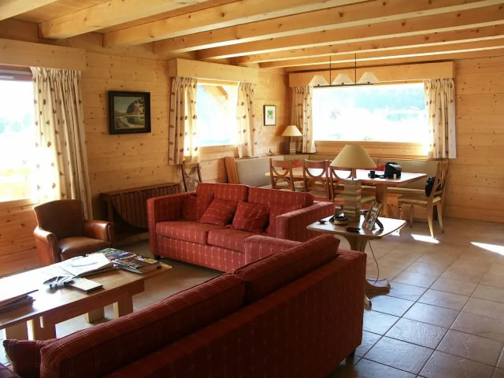 Chalet récent avec vue splendide