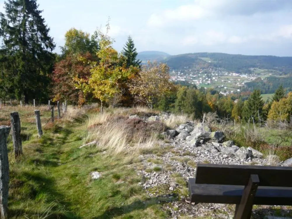 Une des ballades proche des chalets.