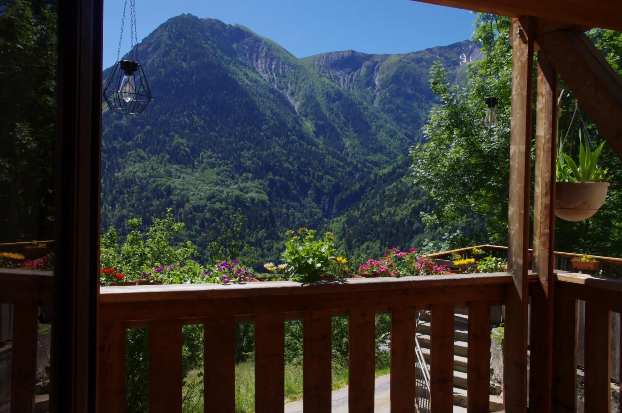 vue depuis le balcon