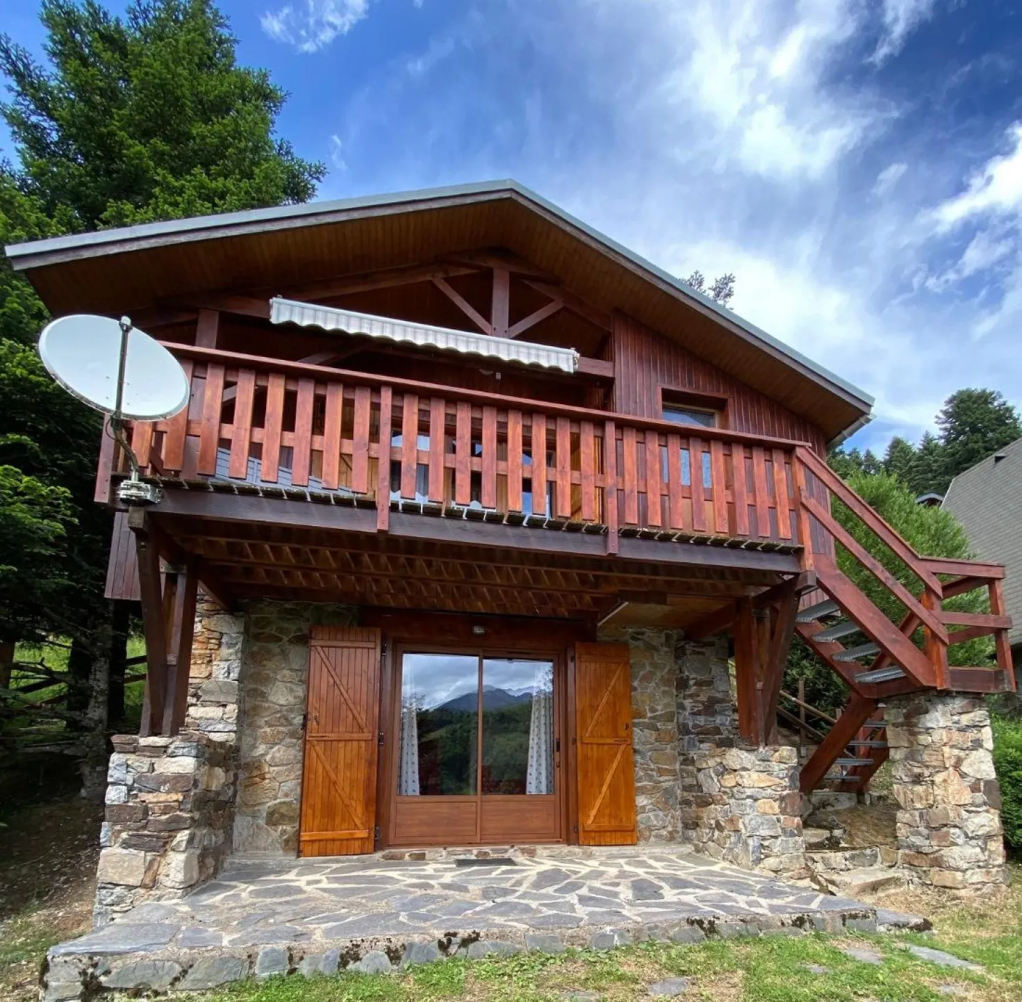 Chalet en été 