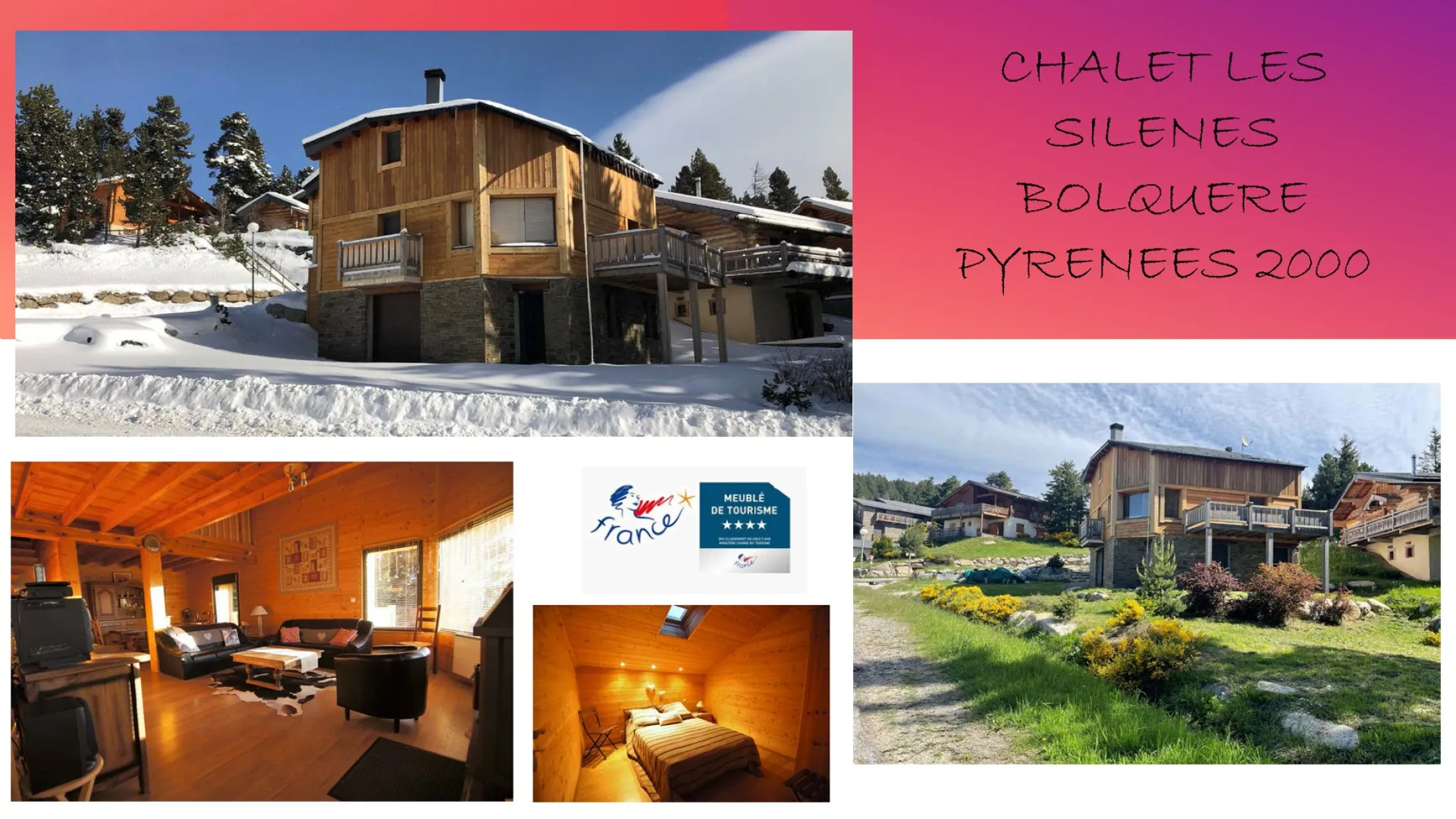 Haut chalet les silènes 10 personnes
