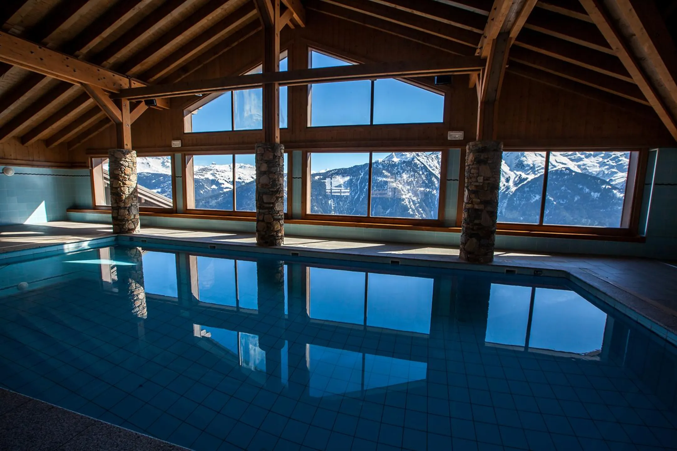 Piscine chauffée à 28 °