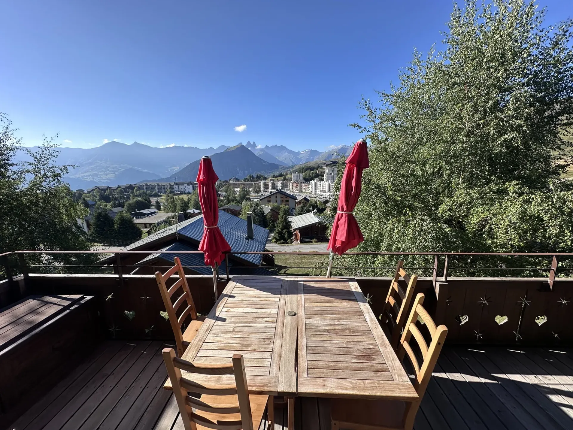 Terrasse plein sud, vue panoramique