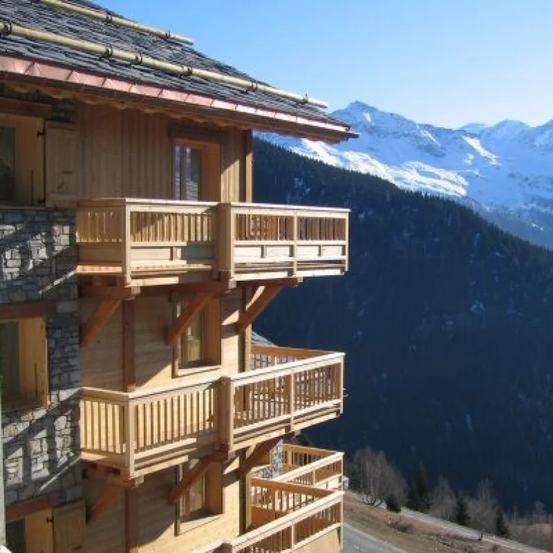 Votre grand balcon plein sud.