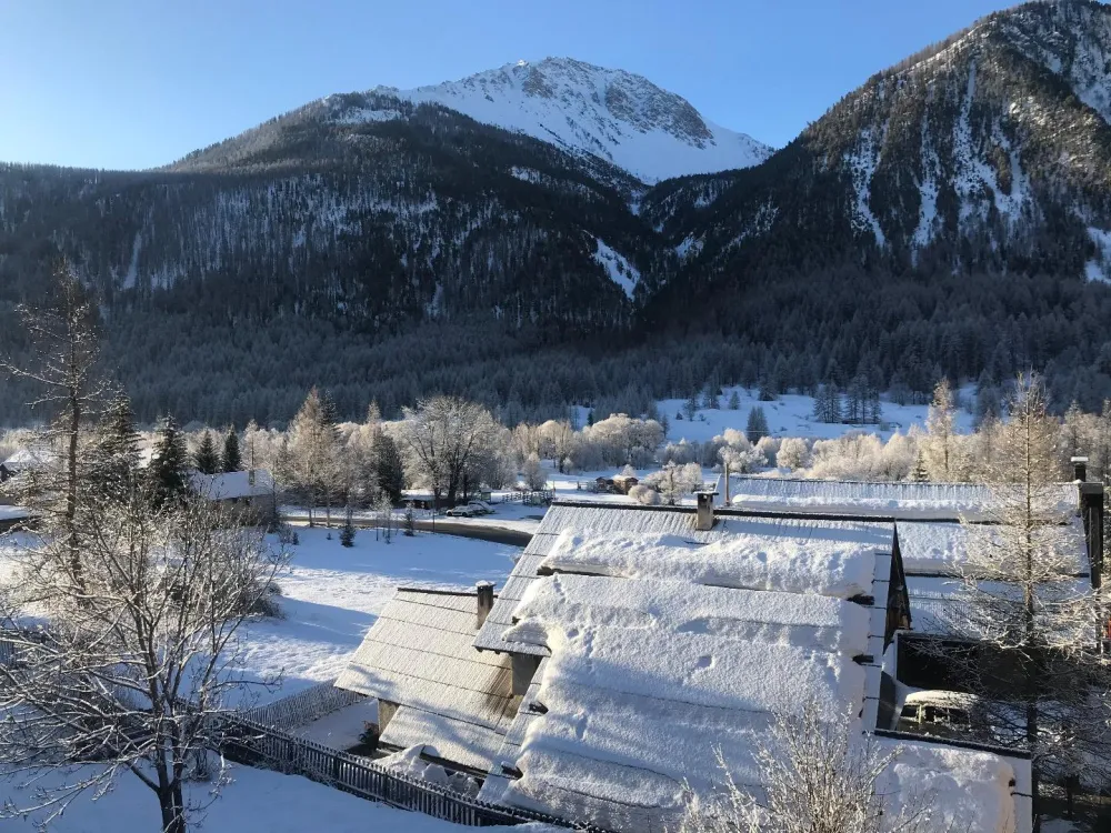 vue hiver par la fenêtre SUD